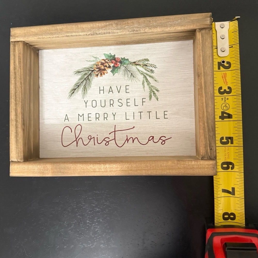 Rustic Holiday Sign Decor Set - Picture 3 of 6